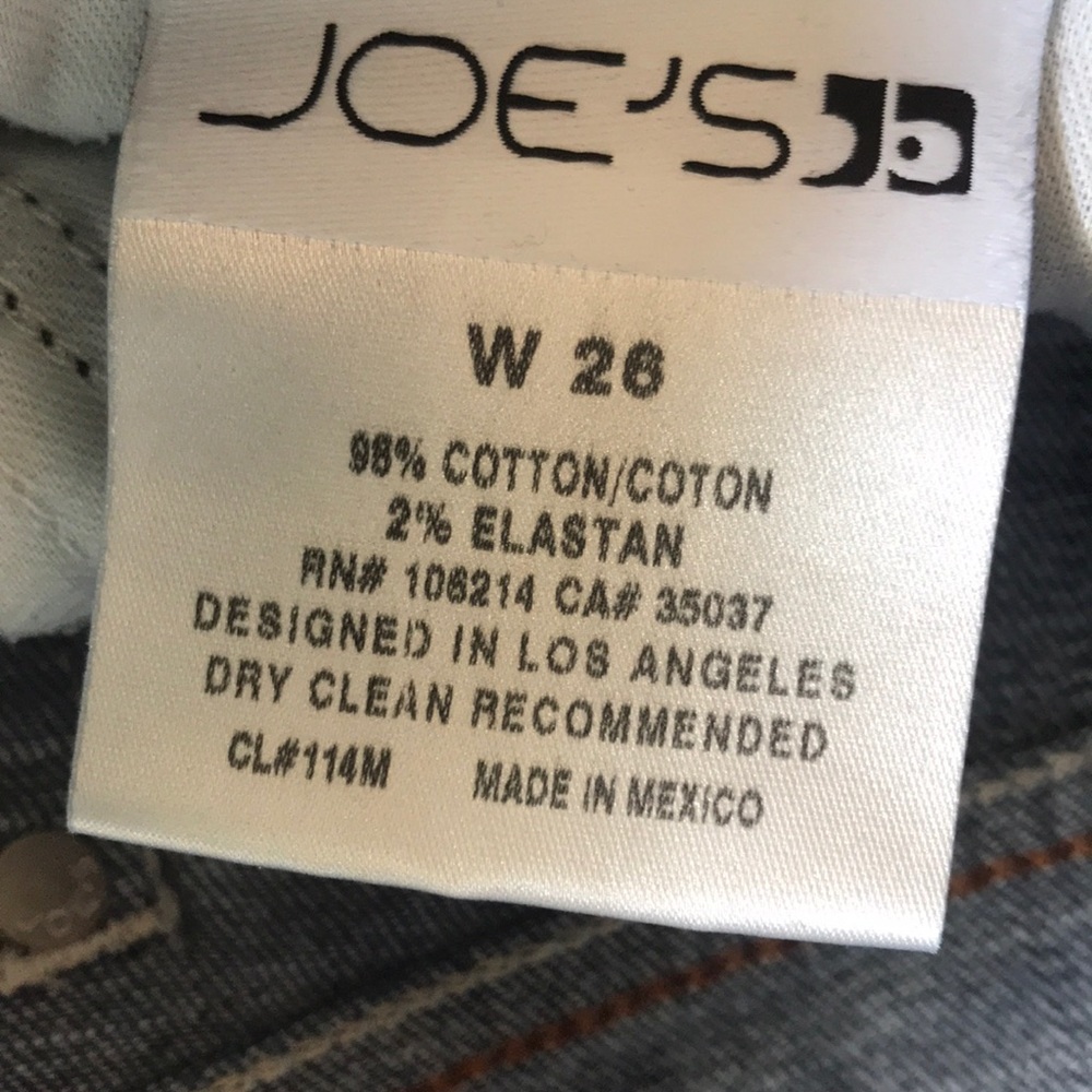 Joe’s jeans The Smith cropped & cuffed 26x24 - Picture 4 of 7